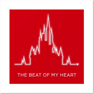 Beat Of My Heart (White) Posters and Art